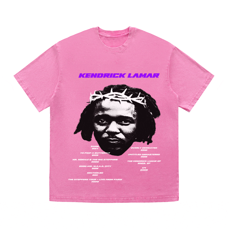 KENDRICK LAMAR HEAVY WEIGHT COTTON TEE-8882