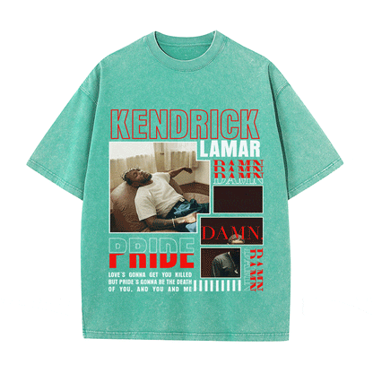 KENDRICK LAMAR HEAVY WEIGHT COTTON TEE-9003