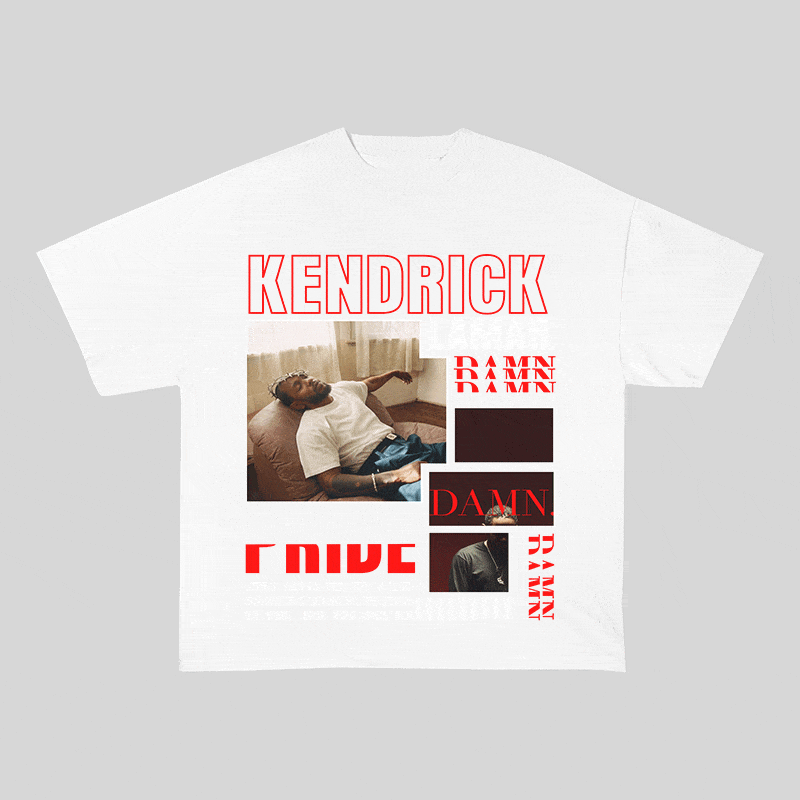 KENDRICK LAMAR HEAVY WEIGHT COTTON TEE-9003