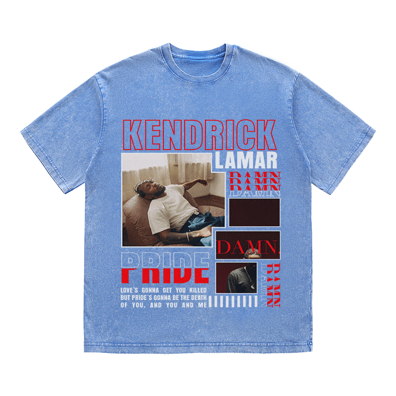 KENDRICK LAMAR HEAVY WEIGHT COTTON TEE-9003