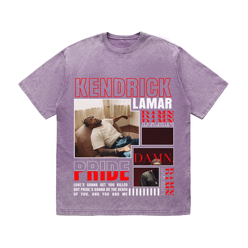 KENDRICK LAMAR HEAVY WEIGHT COTTON TEE-9003