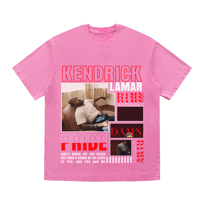 KENDRICK LAMAR HEAVY WEIGHT COTTON TEE-9003