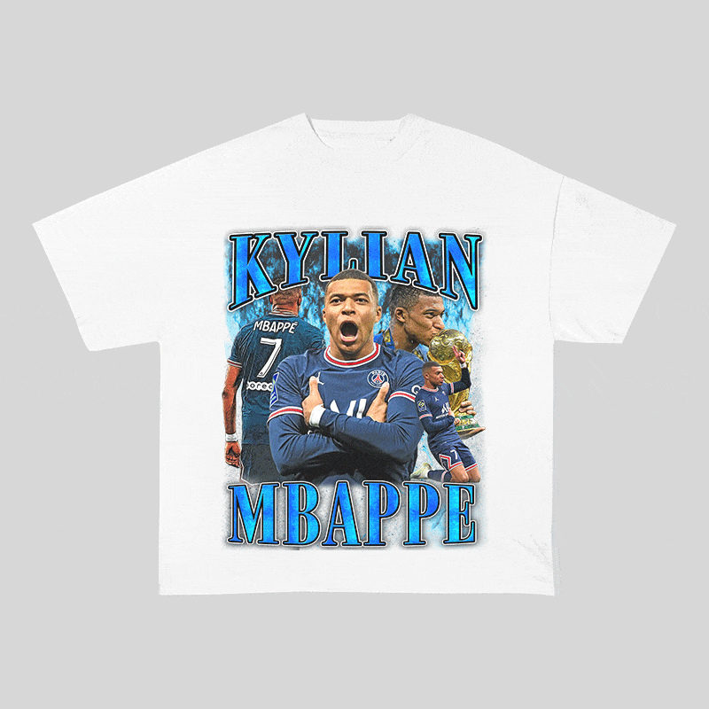 KYLIAN MBAPPE HEAVY WEIGHT COTTON TEE-9164