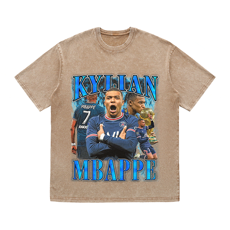 KYLIAN MBAPPE HEAVY WEIGHT COTTON TEE-9164