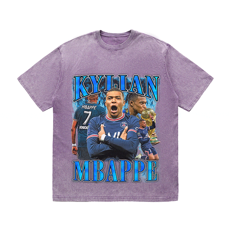 KYLIAN MBAPPE HEAVY WEIGHT COTTON TEE-9164