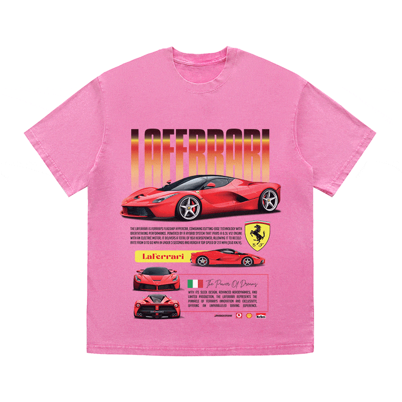 LAFERRARI HEAVY WEIGHT COTTON TEE-8845