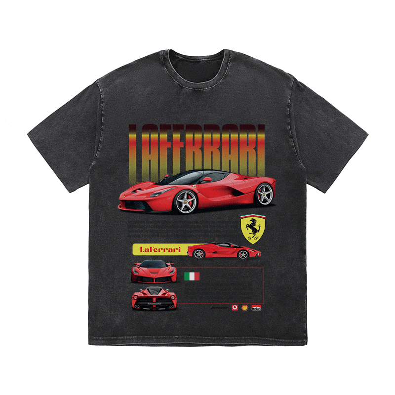 LAFERRARI HEAVY WEIGHT COTTON TEE-8845
