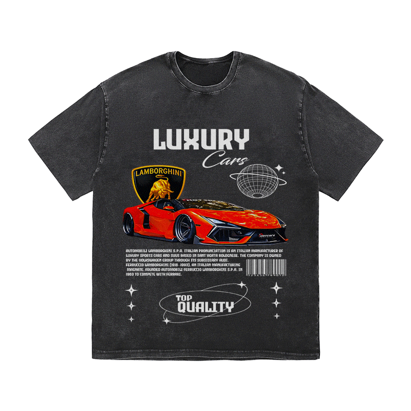 LAMBORGHINI HEAVY WEIGHT COTTON TEE-9102
