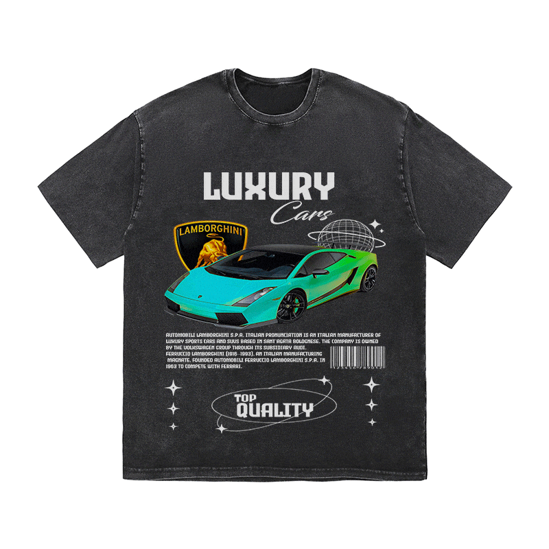 LAMBORGHINI HEAVY WEIGHT COTTON TEE-9104