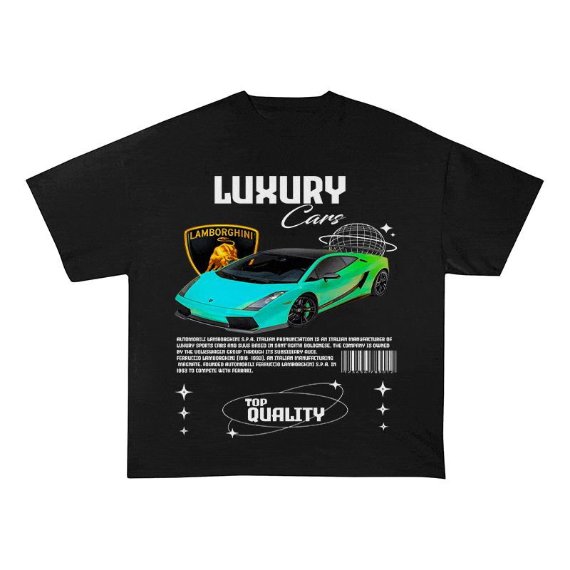 LAMBORGHINI HEAVY WEIGHT COTTON TEE-9104