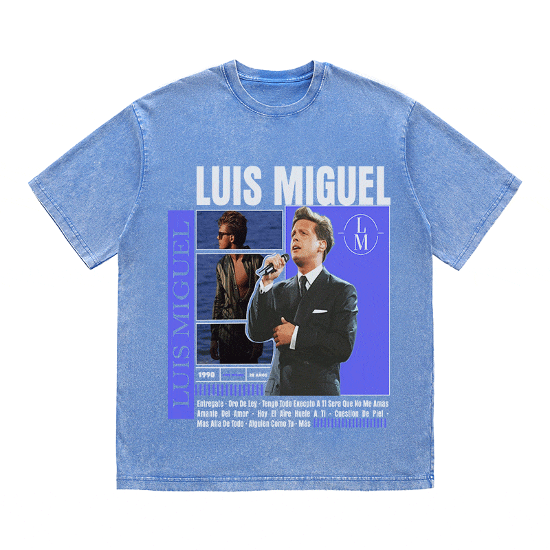 LUIS MIGUEL HEAVY WEIGHT COTTON TEE-9006