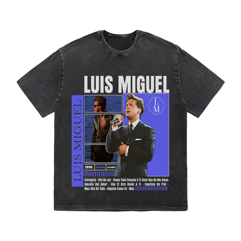 LUIS MIGUEL HEAVY WEIGHT COTTON TEE-9006