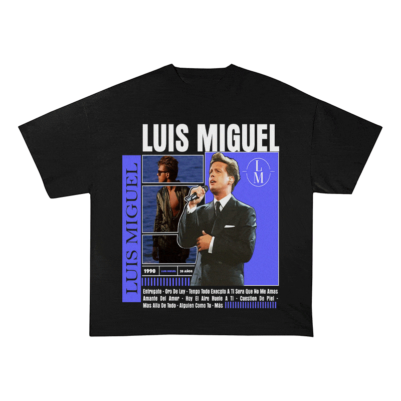 LUIS MIGUEL HEAVY WEIGHT COTTON TEE-9006
