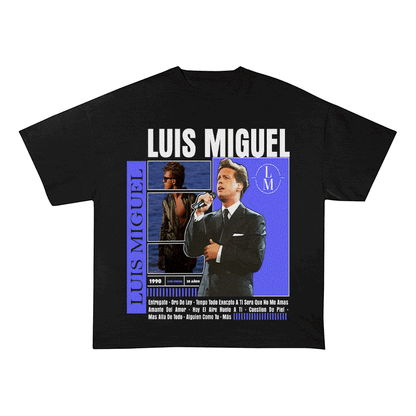 LUIS MIGUEL HEAVY WEIGHT COTTON TEE-9006
