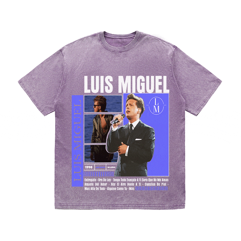 LUIS MIGUEL HEAVY WEIGHT COTTON TEE-9006