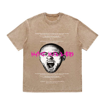 RDMCLOTHINGART tapestry hoodie MAC MILLER HEAVY WEIGHT COTTON TEE-8885
