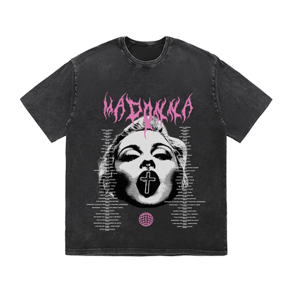 MADONNA HEAVY WEIGHT COTTON TEE-8938
