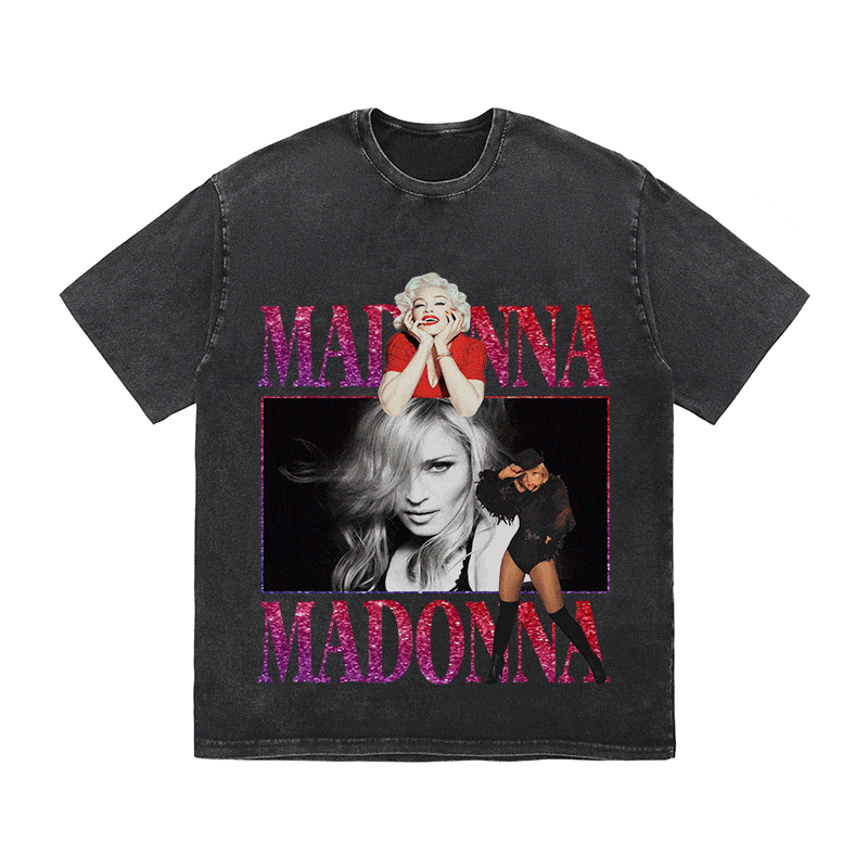 MADONNA HEAVY WEIGHT COTTON TEE-9128