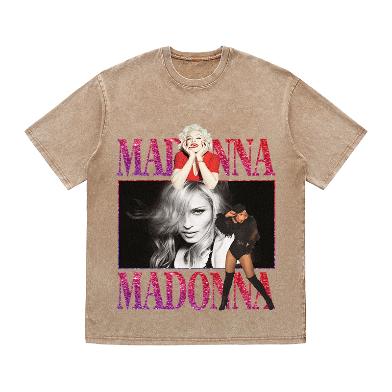 MADONNA HEAVY WEIGHT COTTON TEE-9128