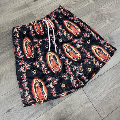 MARIA MESH SHORTS-8680