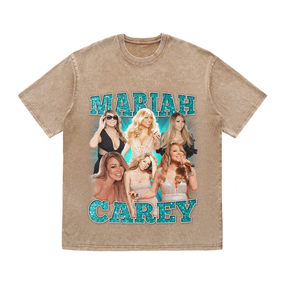 MARIAH CAREY HEAVY WEIGHT COTTON TEE-9129