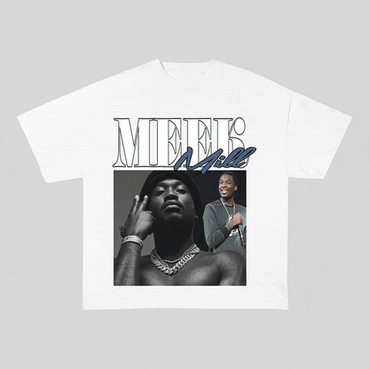 RDMCLOTHINGART tapestry hoodie MEEK MILL HEAVY WEIGHT COTTON TEE-8865