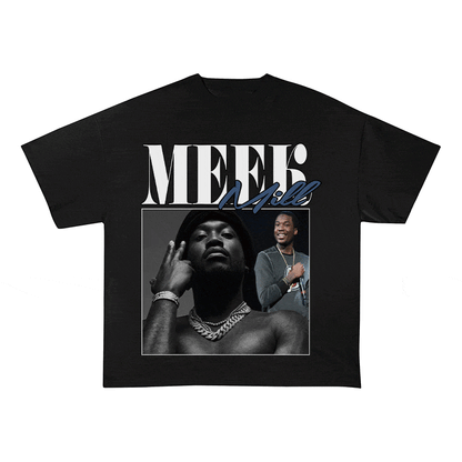 RDMCLOTHINGART tapestry hoodie MEEK MILL HEAVY WEIGHT COTTON TEE-8865