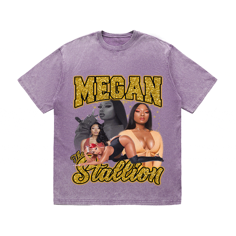 MEGAN STALLION HEAVY WEIGHT COTTON TEE-9130