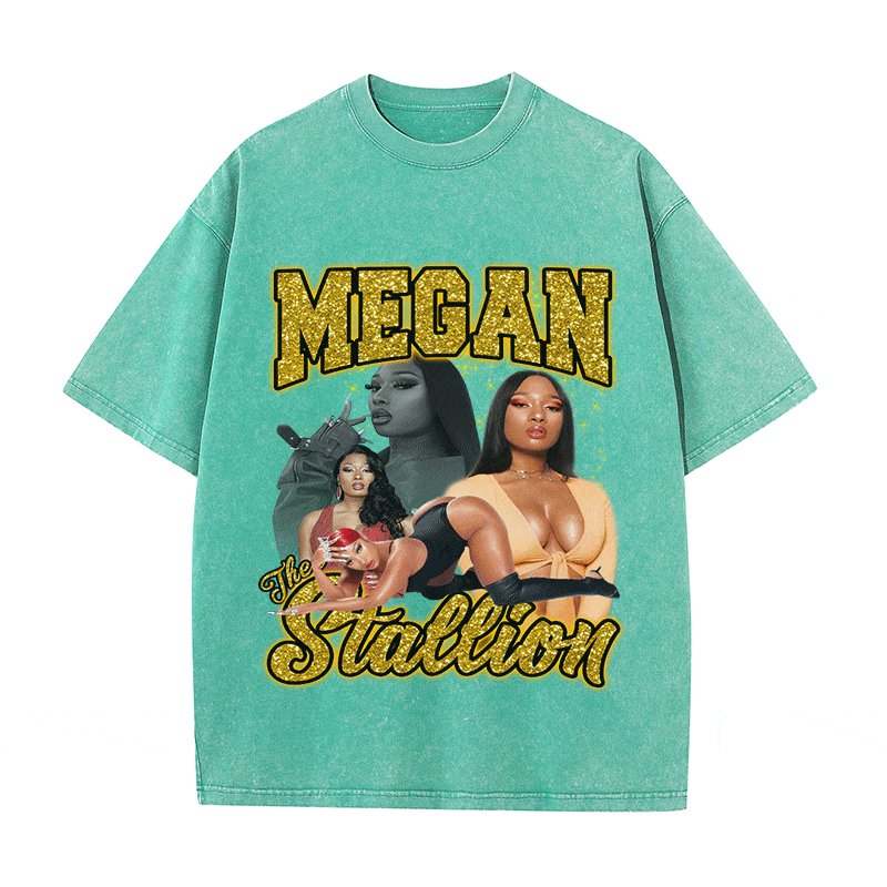 MEGAN STALLION HEAVY WEIGHT COTTON TEE-9130