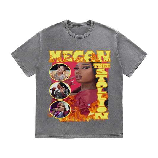 MEGAN STALLION HEAVY WEIGHT COTTON TEE-9131