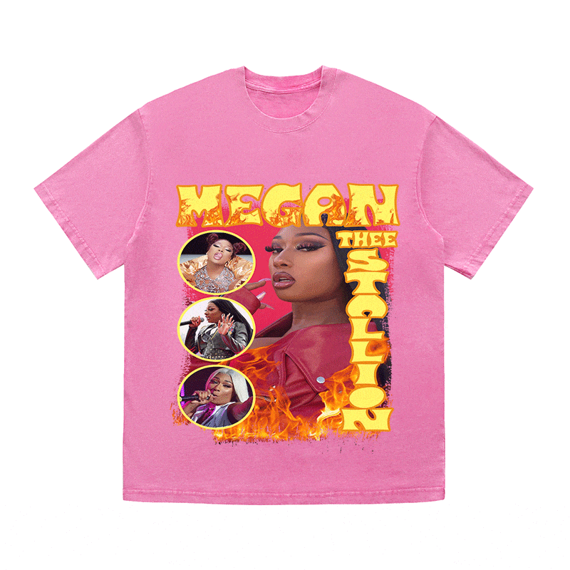 MEGAN STALLION HEAVY WEIGHT COTTON TEE-9131