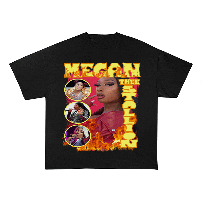 MEGAN STALLION HEAVY WEIGHT COTTON TEE-9131