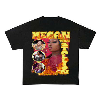 MEGAN STALLION HEAVY WEIGHT COTTON TEE-9131