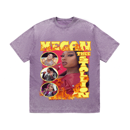 MEGAN STALLION HEAVY WEIGHT COTTON TEE-9131