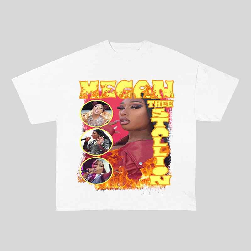 MEGAN STALLION HEAVY WEIGHT COTTON TEE-9131