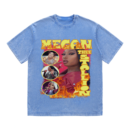 MEGAN STALLION HEAVY WEIGHT COTTON TEE-9131