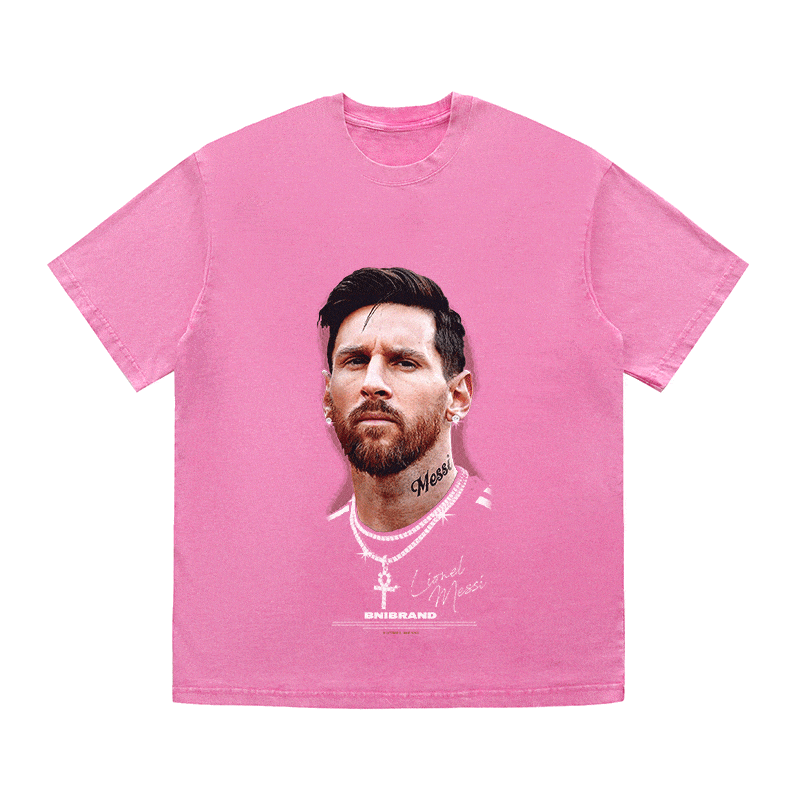 MESSI HEAVY WEIGHT COTTON TEE-9323