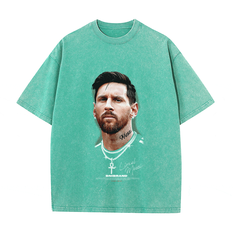 MESSI HEAVY WEIGHT COTTON TEE-9323