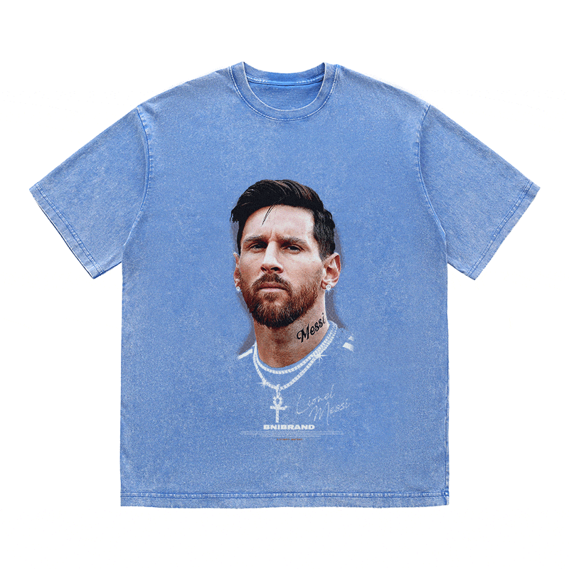 MESSI HEAVY WEIGHT COTTON TEE-9323