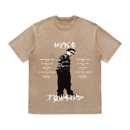 RDMCLOTHINGART tapestry hoodie MYKE TOWERS HEAVY WEIGHT COTTON TEE-8887