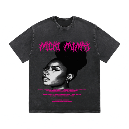 RDMCLOTHINGART tapestry hoodie NCKI MINAJ HEAVY WEIGHT COTTON TEE-8888