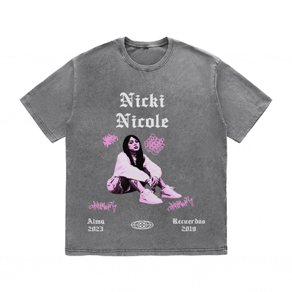RDMCLOTHINGART tapestry hoodie NICKI NICOLE HEAVY WEIGHT COTTON TEE-8889