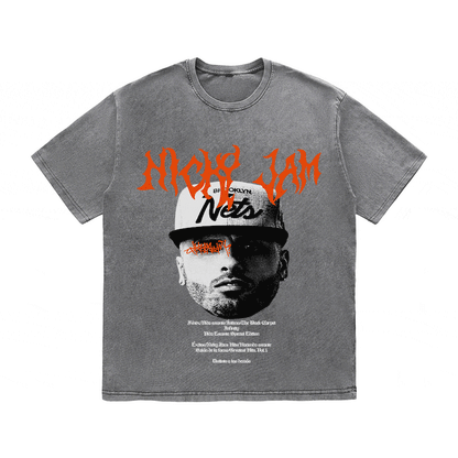 NICKY JAM HEAVY WEIGHT COTTON TEE-8943