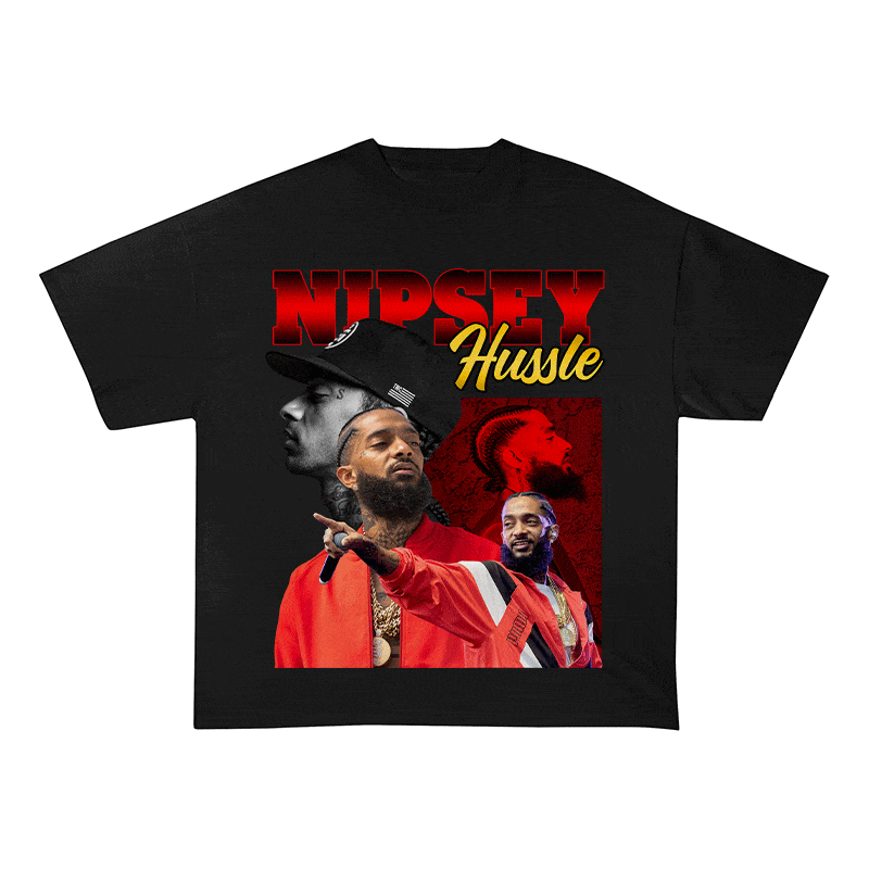 NIPSEY HUSSLE HEAVY WEIGHT COTTON TEE-9133