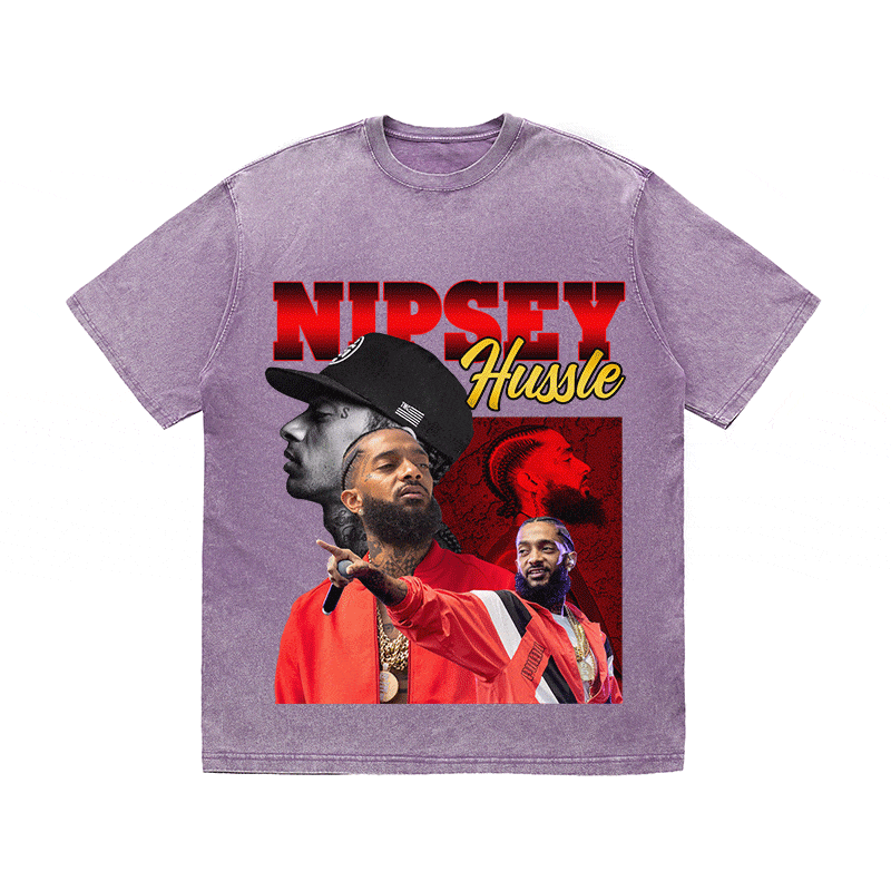 NIPSEY HUSSLE HEAVY WEIGHT COTTON TEE-9133