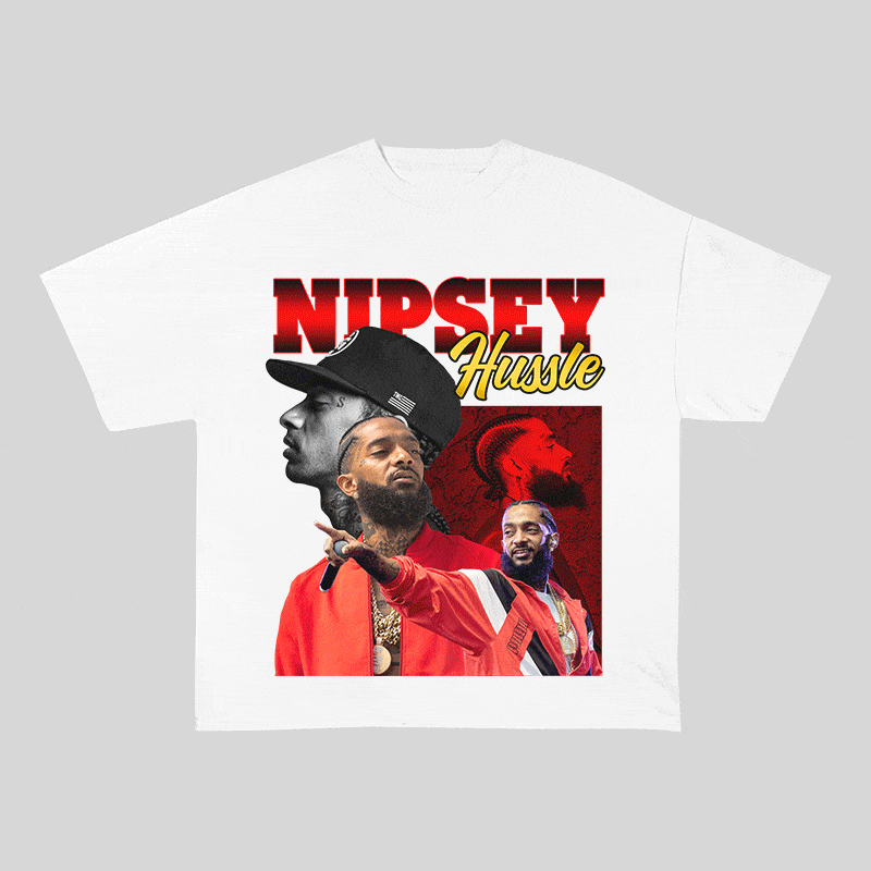 NIPSEY HUSSLE HEAVY WEIGHT COTTON TEE-9133