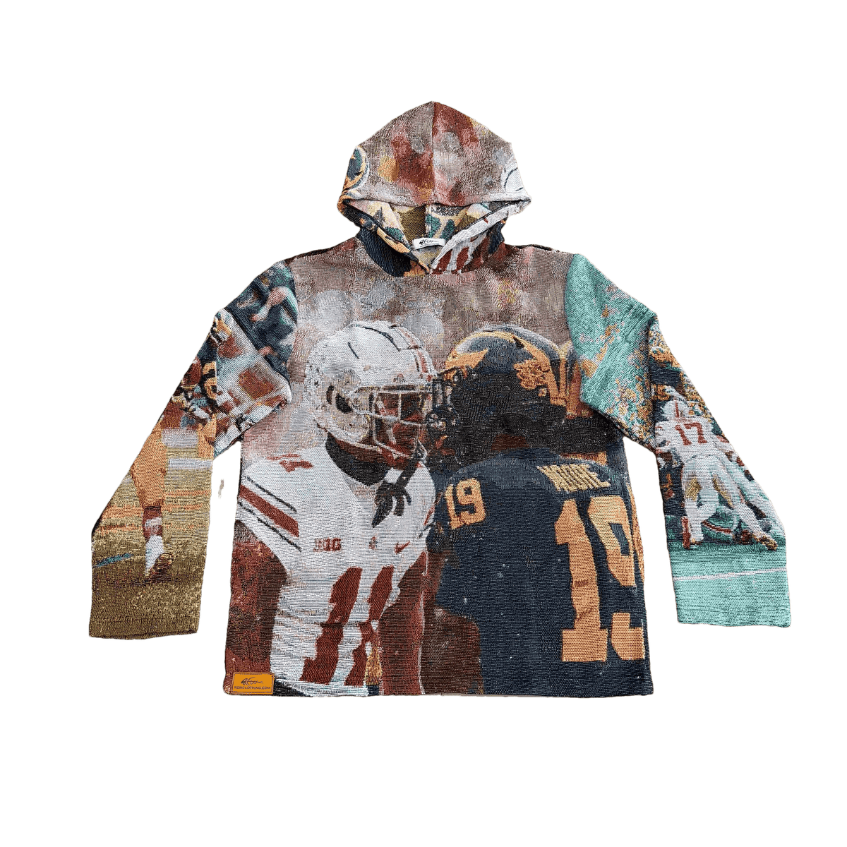 OHIO VS MICHIGAN TAPESTRY HOODIE