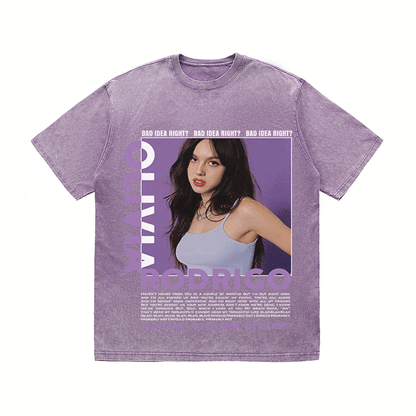 OLIVIA HEAVY WEIGHT COTTON TEE-9011