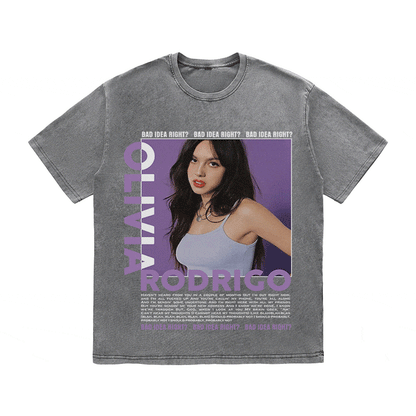 OLIVIA HEAVY WEIGHT COTTON TEE-9011