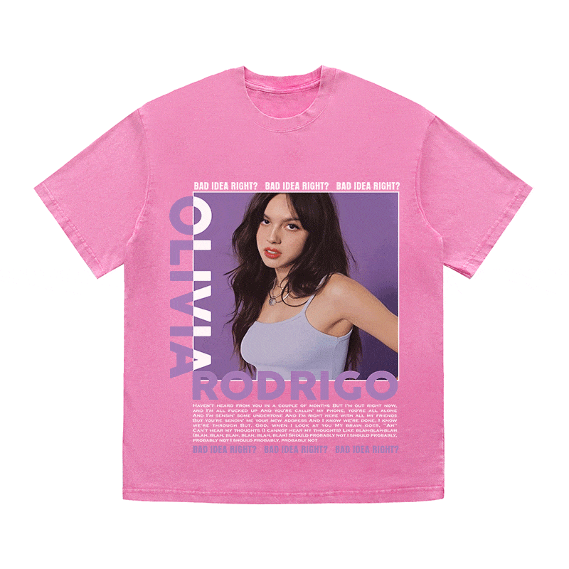 OLIVIA HEAVY WEIGHT COTTON TEE-9011